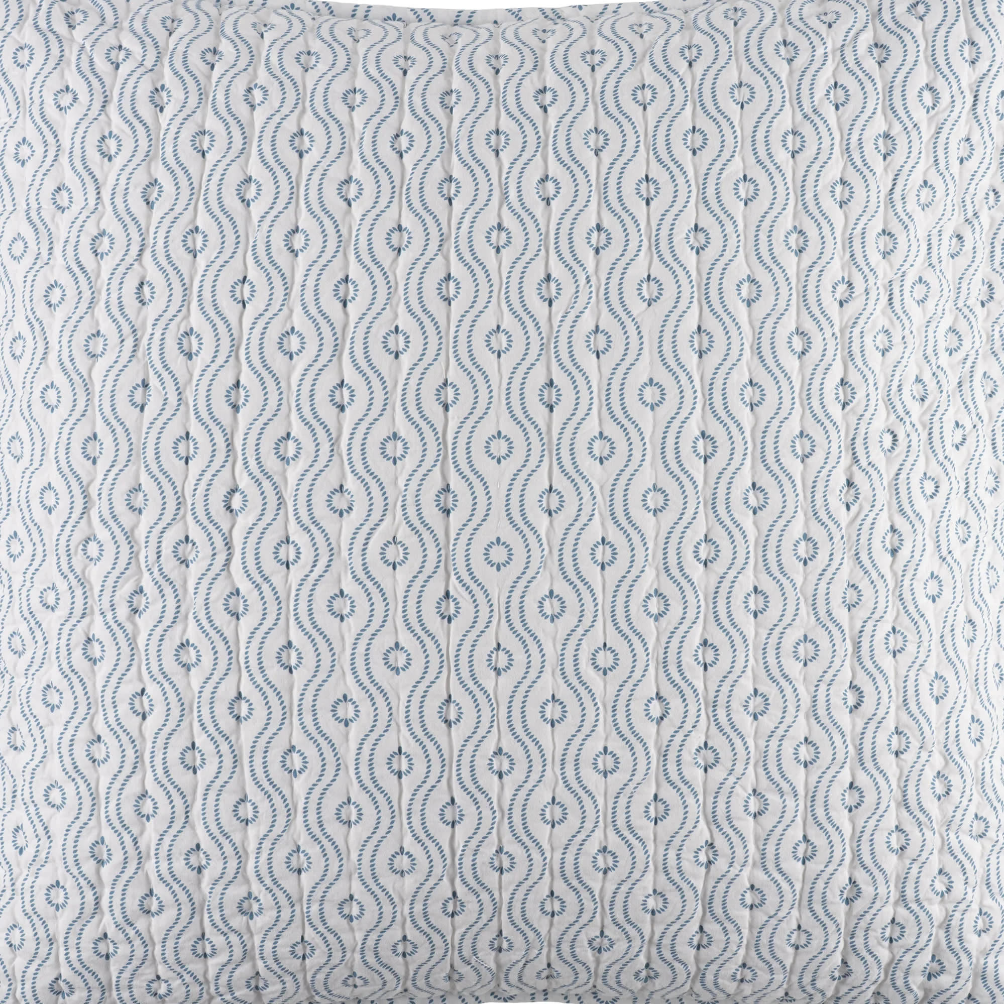 Amelia Quilted Sham | Blue