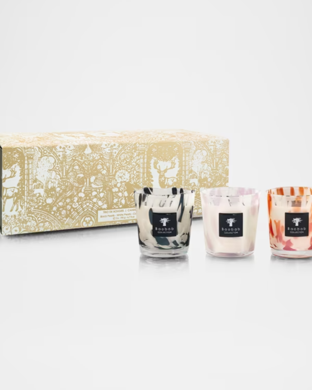 Pearls Candle Trio, 3 x 6.7 oz.