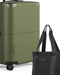 Carry On Max Expandable Suitcase, Airline Approved, 21.5", Moss