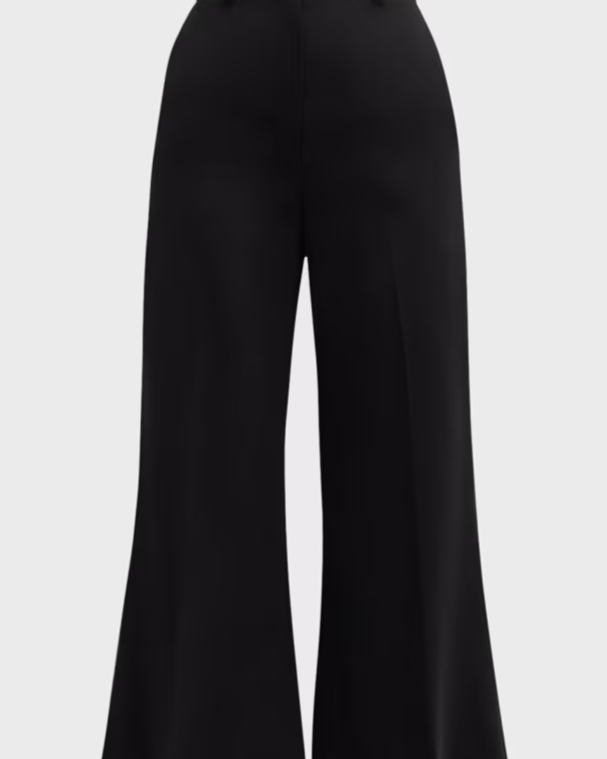 Cropped Wide-Leg Seasonless Wool Trousers