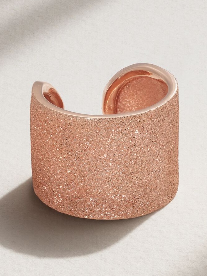 Florentine Finish CFF 18-Karat Rose Gold Ring