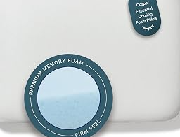 Sleep Essential Cooling Foam Pillow - Standard Bed Pillow