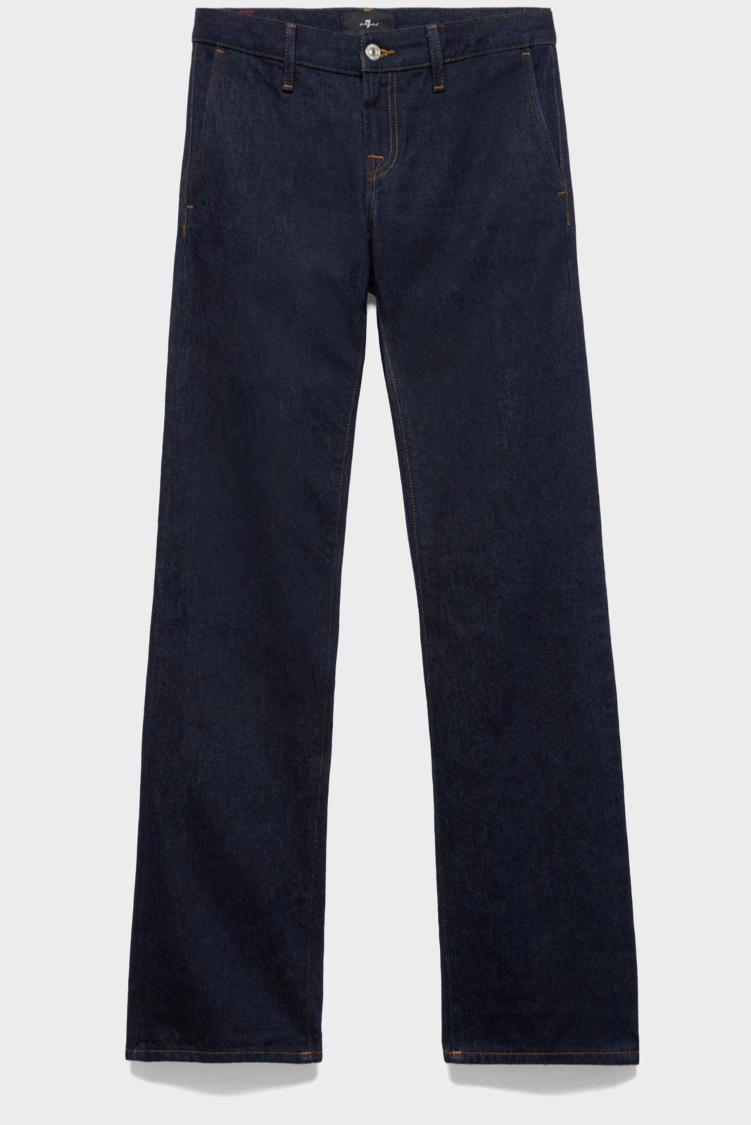 7 FOR ALL MANKIND LOW STRAIGHT in Denim Iron Blue