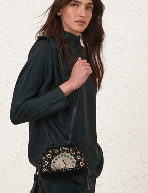 Cloud 91 Small Peacock Clutch