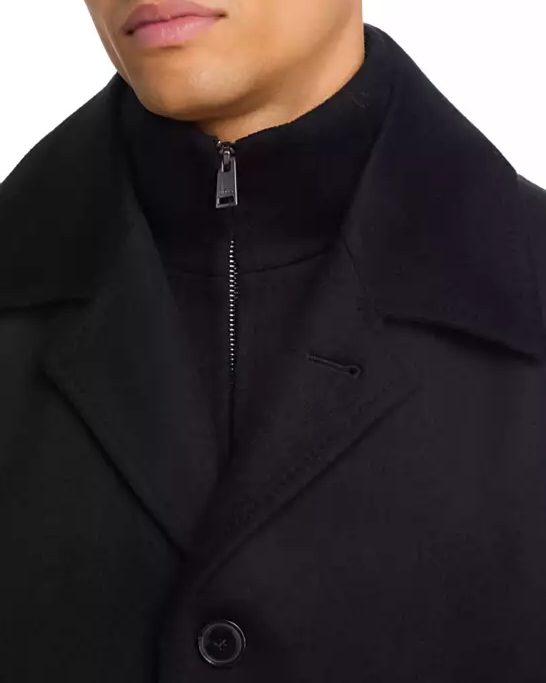 Clark Wool & Cashmere 3-in-1 Carcoat with Removable Vest