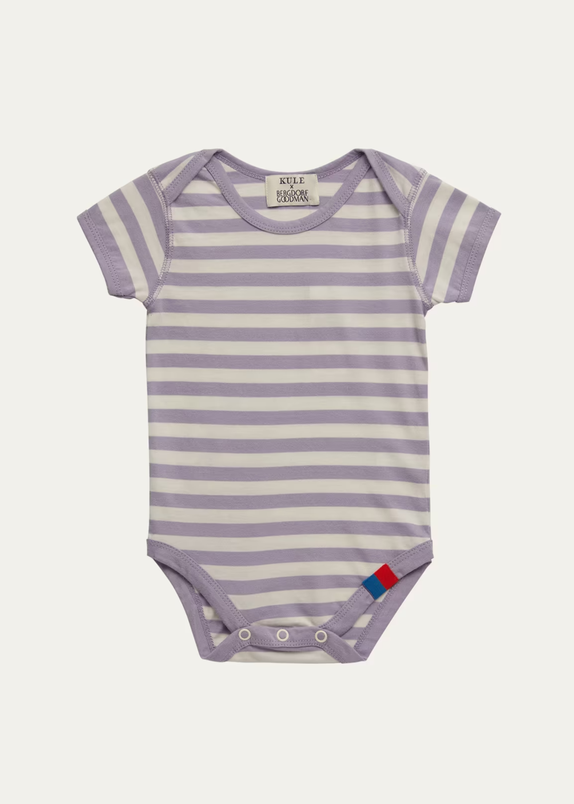 Kid's Kule x Bergdorf Goodman Striped Bodysuit, Size 6-18M