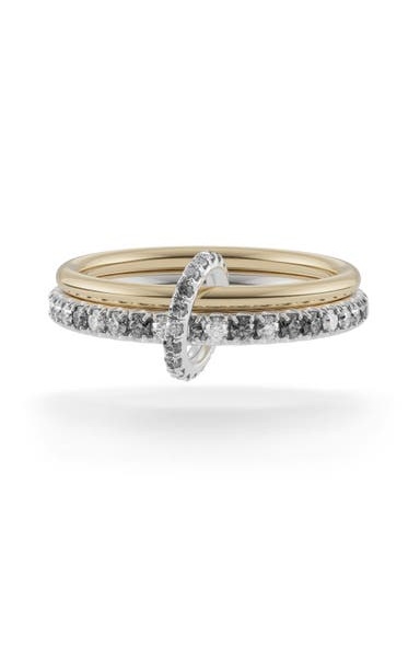 Astrid Gris Diamond Linked Stack Ring