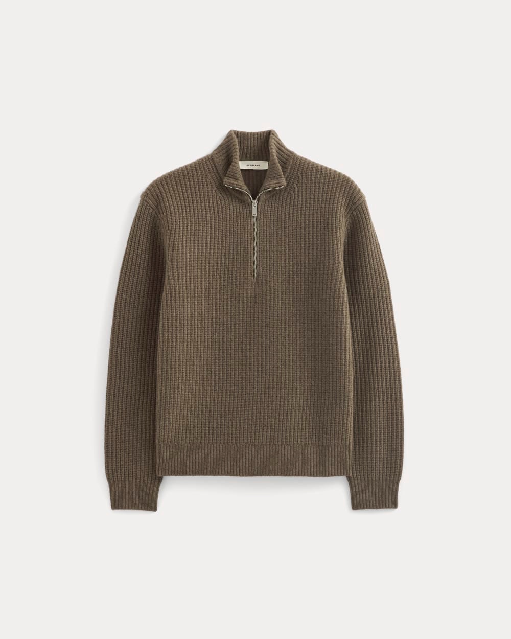 The Felted Merino Half Zip Sweater