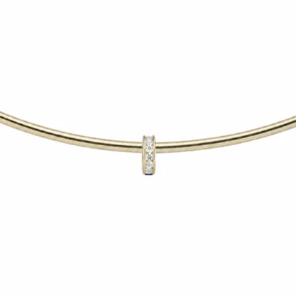 Cz Bezel Cuff Charm