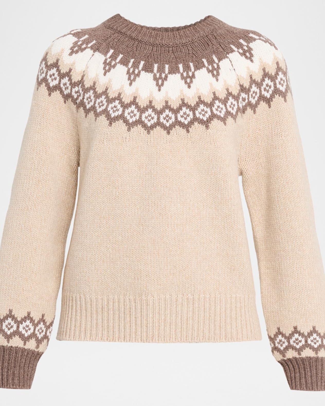 Beth Fairisle Raglan Sweater