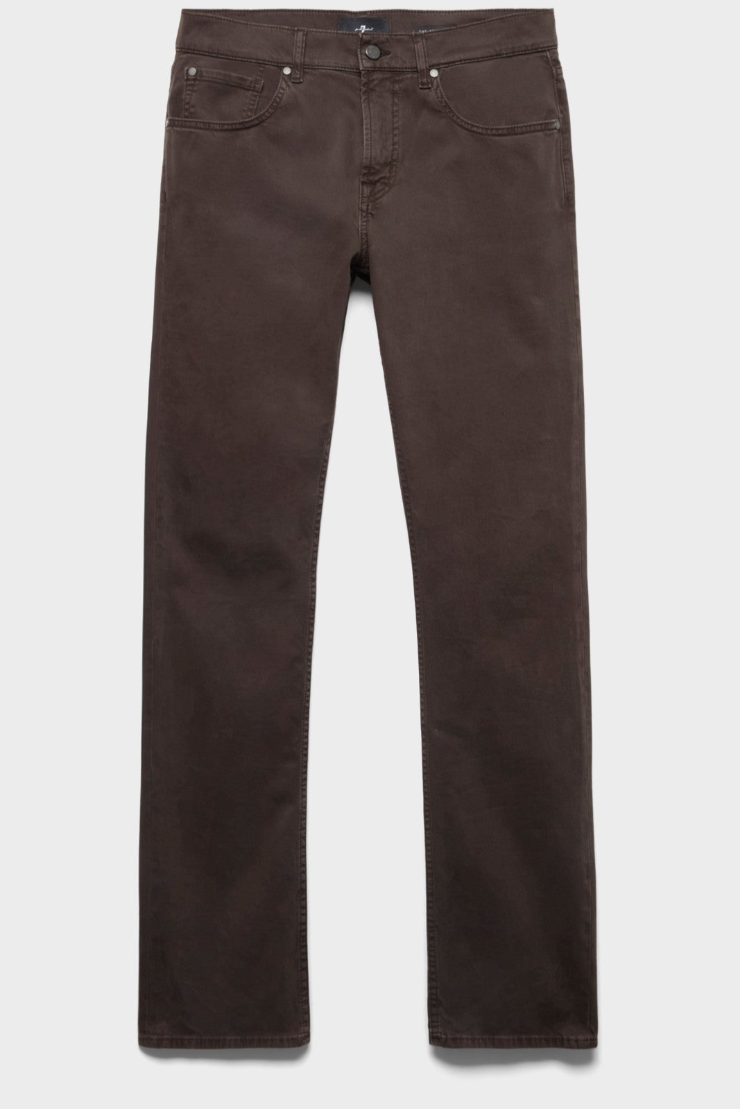7 FOR ALL MANKIND THE STRAIGHT in Luxe Performance Sateen Molasses