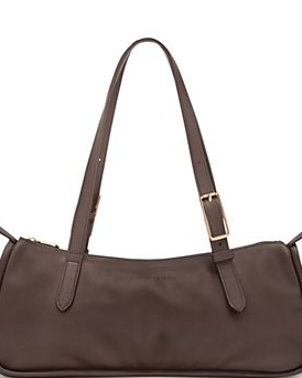 East/West Leather Shoulder Bag