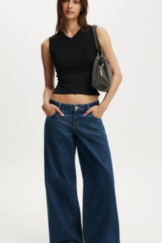 Low Rise Wide Jean