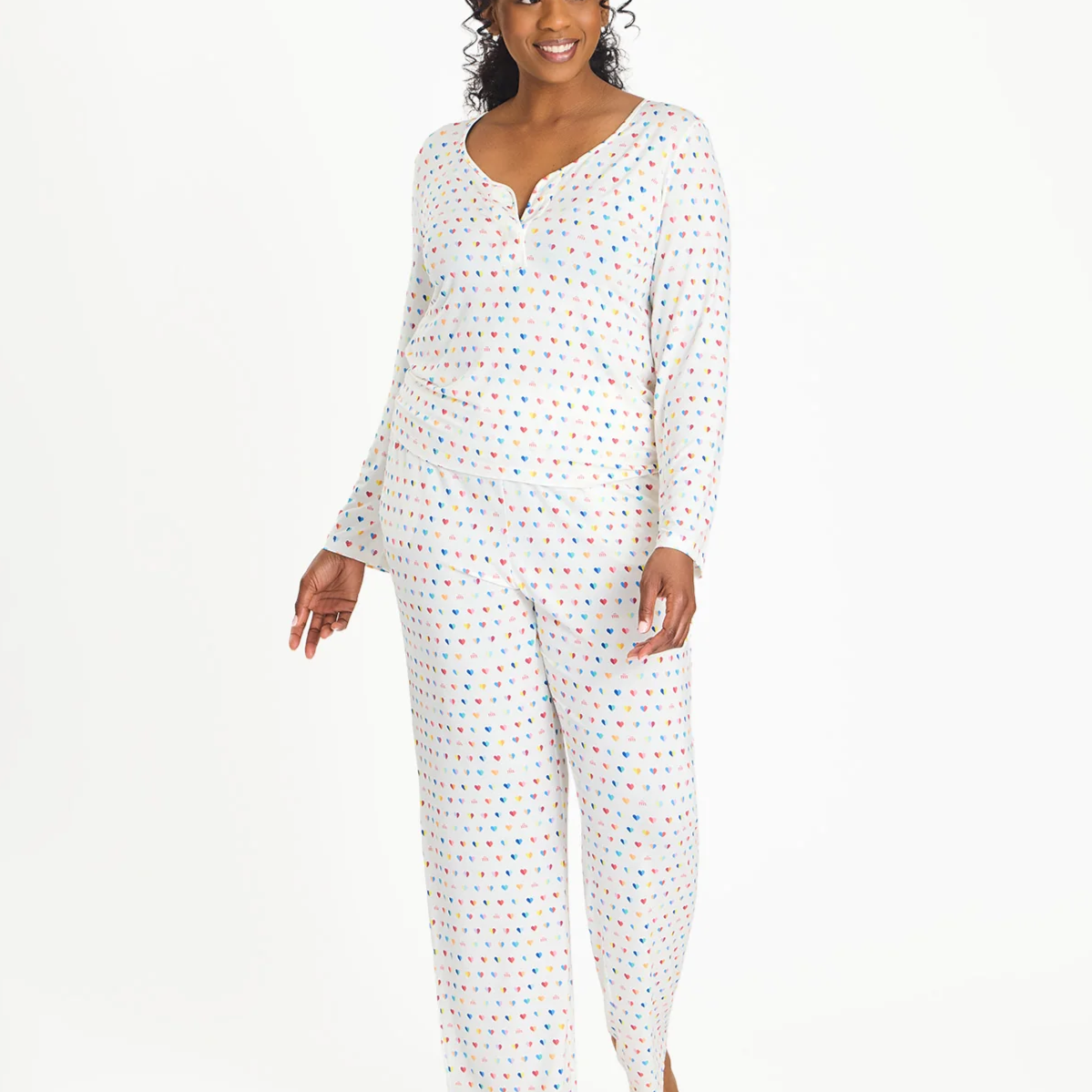 Sweet Heart Modal Women's Magnetic Signature PJ Set