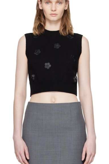 Black Dean Sweater Vest