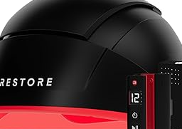 Elite + Rechargeable Battery Pack - Laser Red Light Therapy for Hair Growth - FDA Cleared Hair Loss, Hair Thinning Treatment for Men & Women - Hair Regrowth Laser Cap - 500 Lasers & LEDs