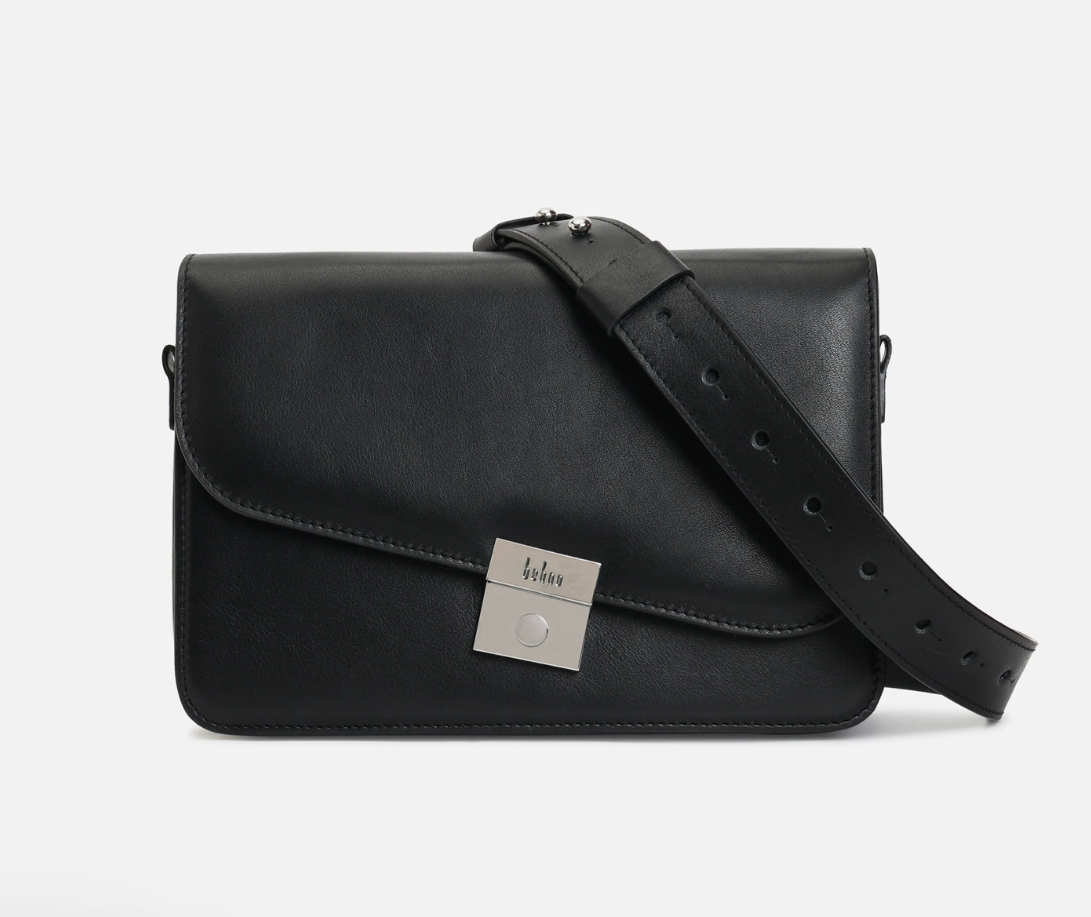 SIMONE CURVE CROSSBODY NAPPA BLACK
