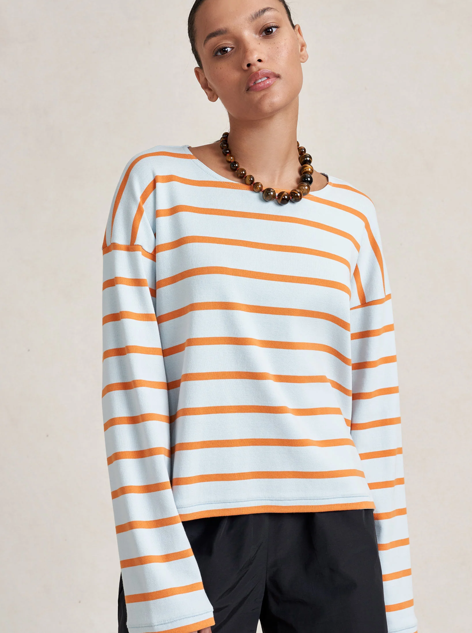 Long Sleeve Breton Tee