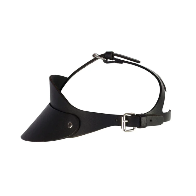 Leather + Buckle Detail - Visor Cap
