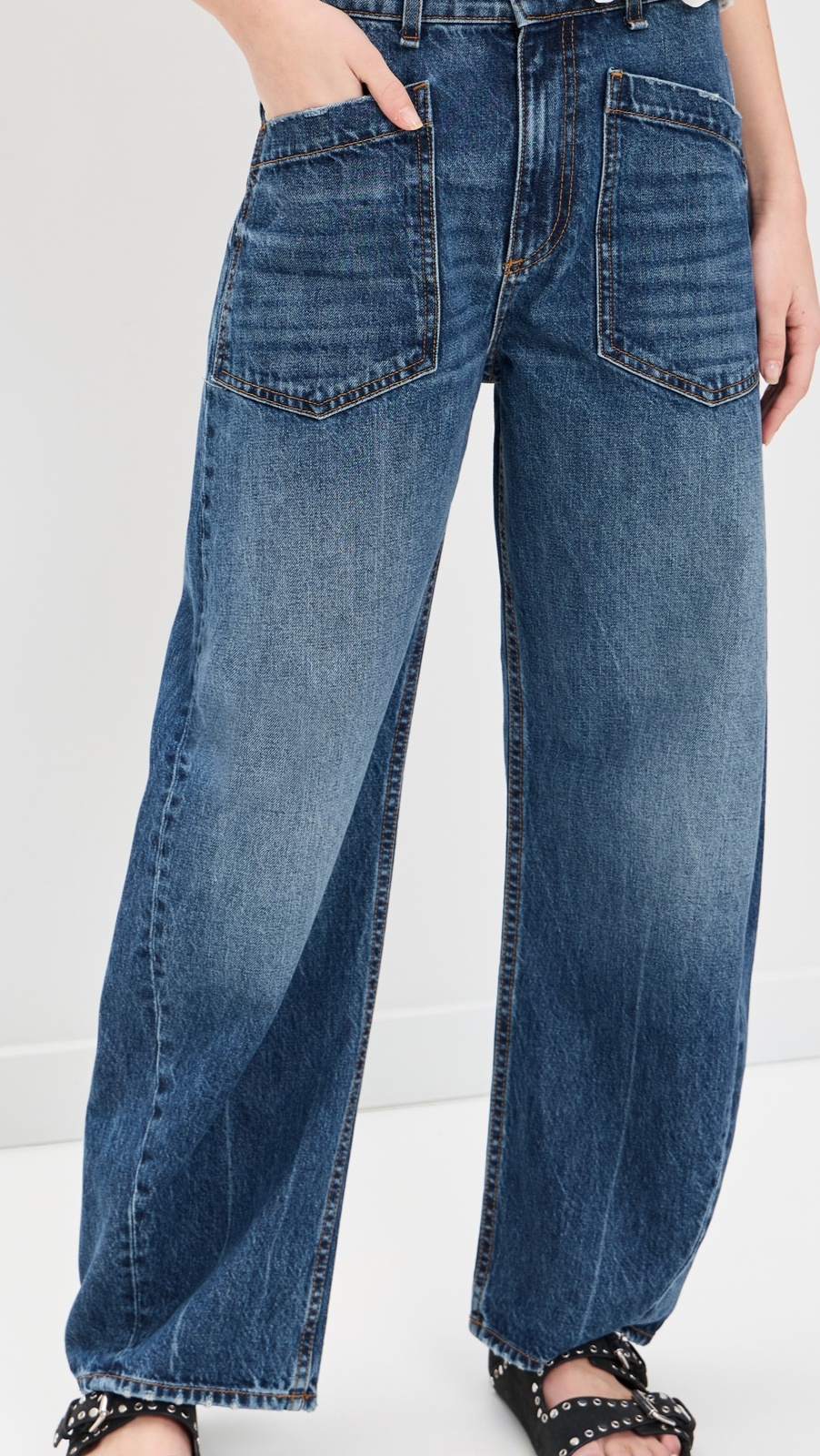 ASKK NY Twisted Barrel Jeans