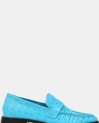 RONIE OSTRICH TURQUOISE LEATHER