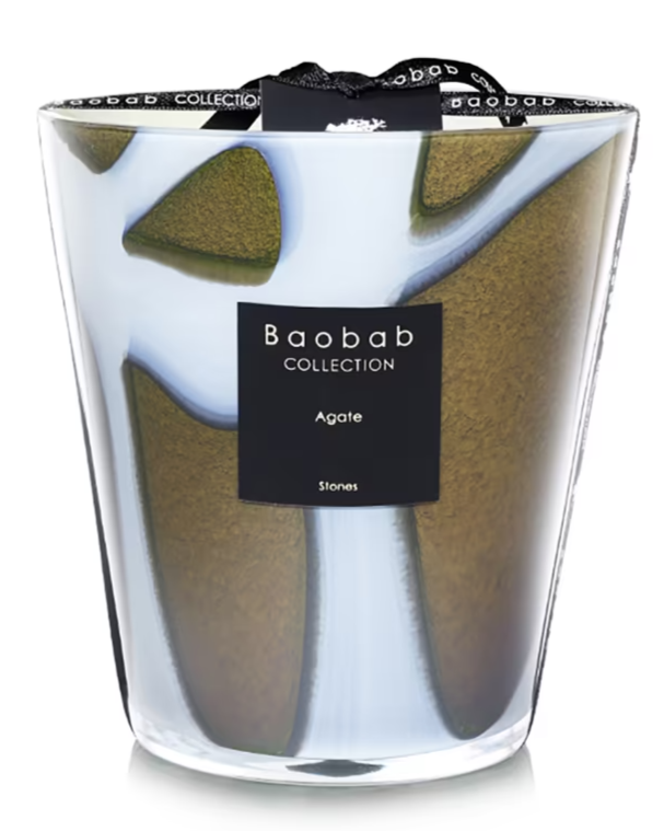 Max Stone Agate Scented Candle, 6.3"
