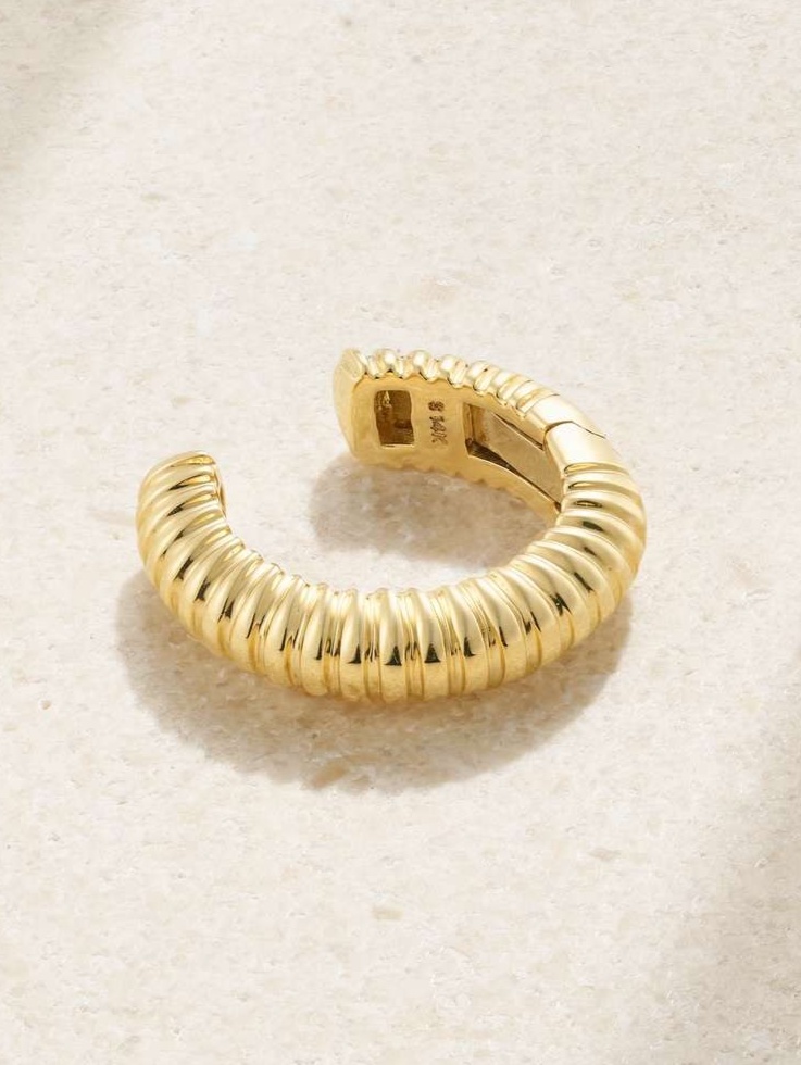Demi 14-Karat Gold Ear Cuff