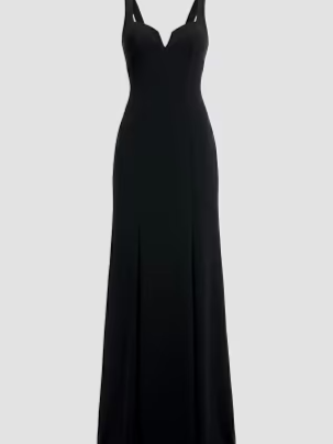 Nettie Crepe A-Line Gown