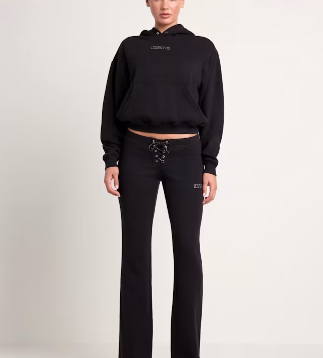 Ludovic de Saint Sernin x SKIMS Cotton Fleece Hoodie - Onyx