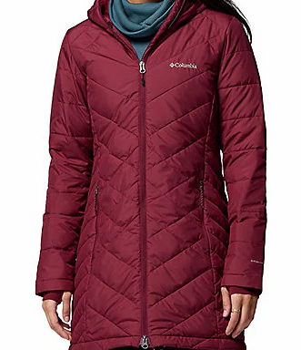 Heavenly Long Hooded Quilted Down Jacket
