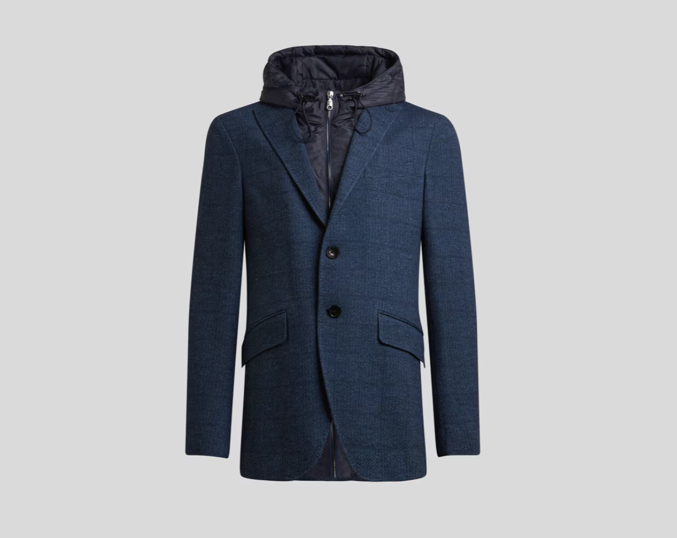 JERSEY JACKET WITH REMOVABLE BIB AND HOOD