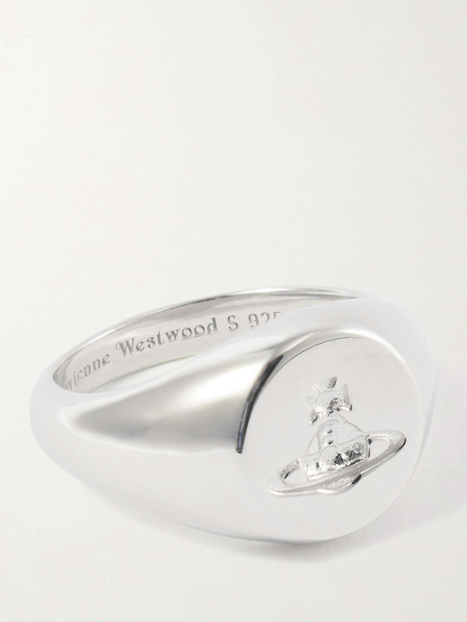 Sigillo-debossed recycled silver ring