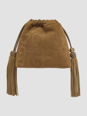 Kalispera Extra-Small Suede Shoulder Bag