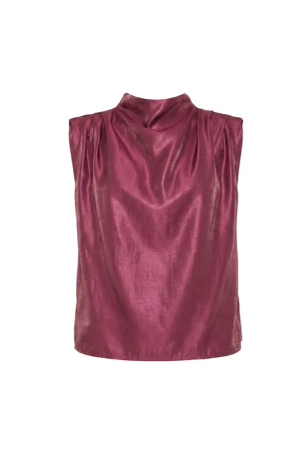 Sleeveless Fabienne Top in Mercury