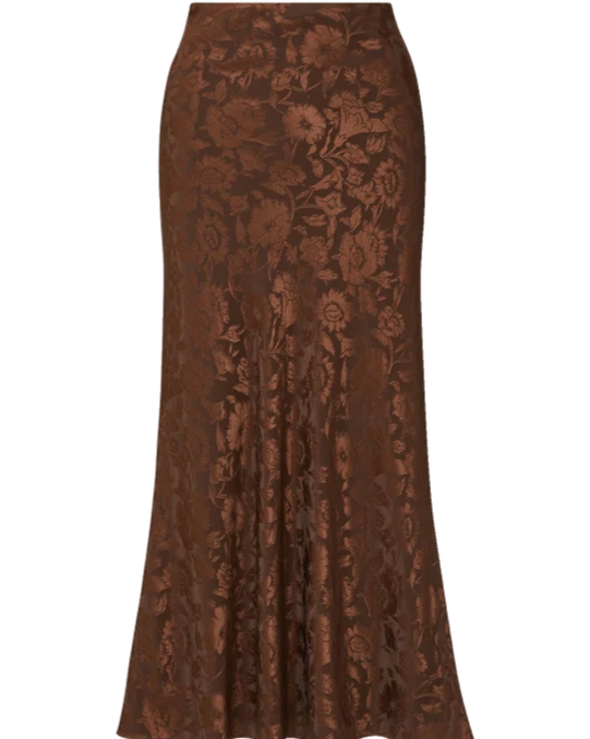 Clover Floral Midi Skirt