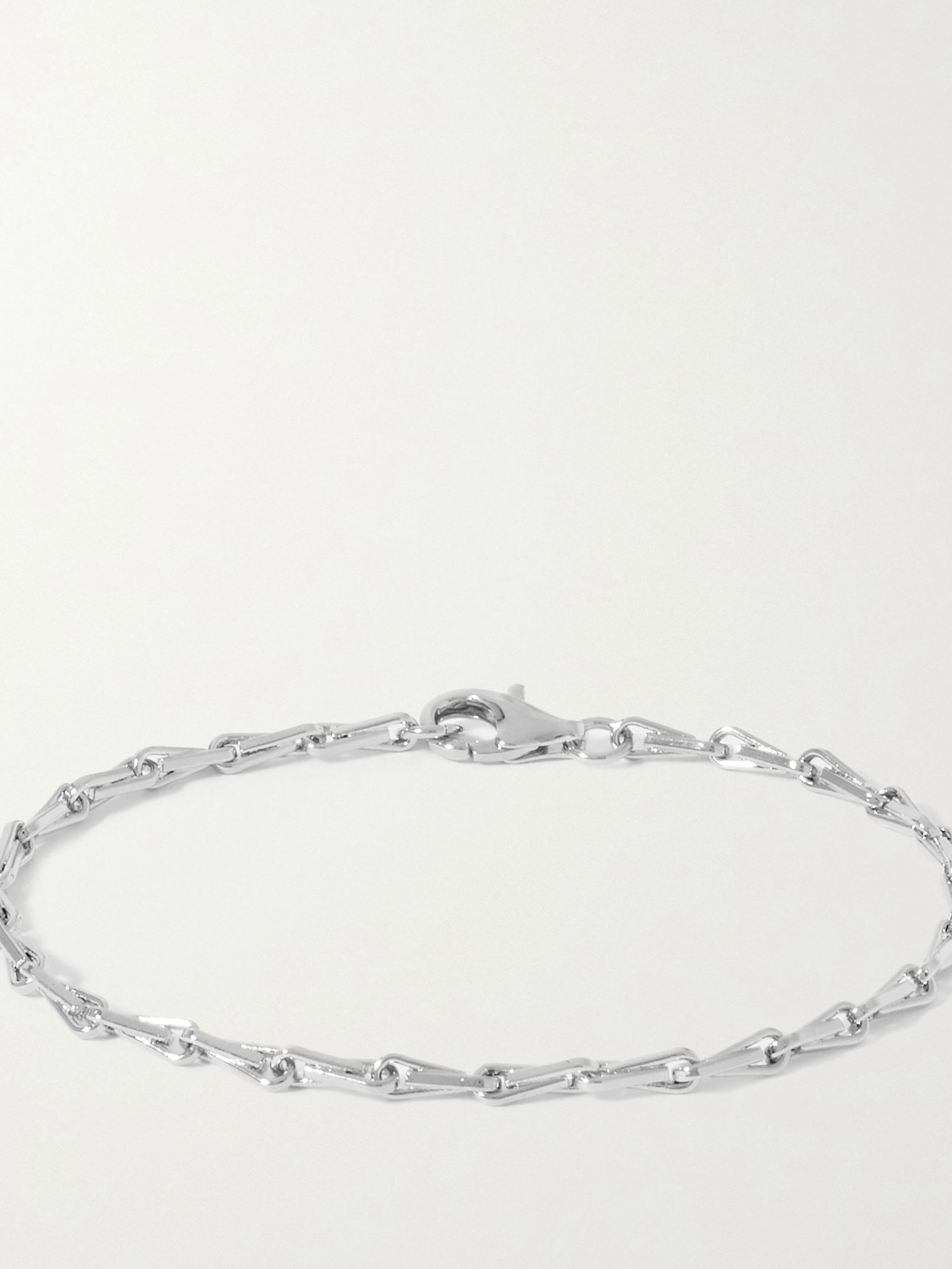 Corre platinum-plated bracelet