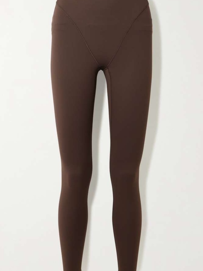 + Nike V-line 26" Leggings - Dark Sepia