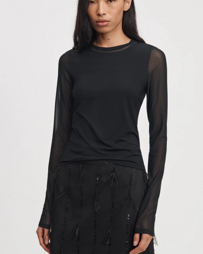Luca Shadow Long-Sleeve Top