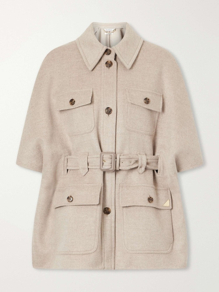 Nettare belted cashmere cape