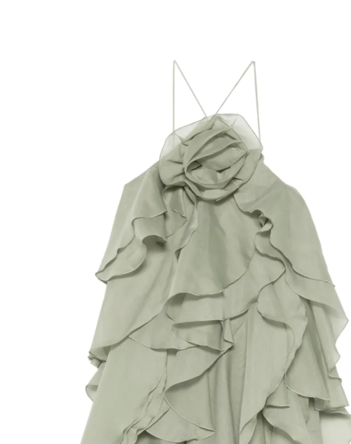 Pandorea floral ruffled dress