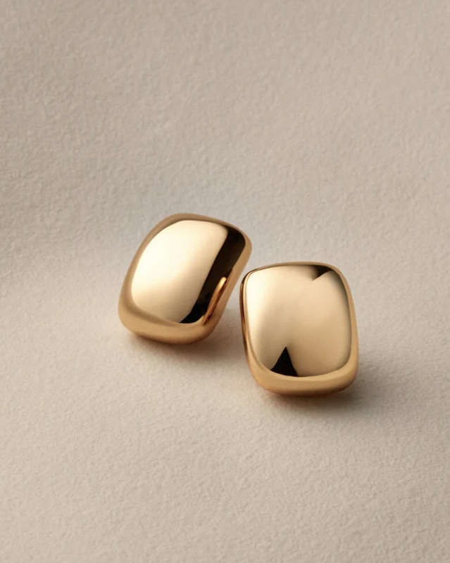 Small Tate Earrings - Gold