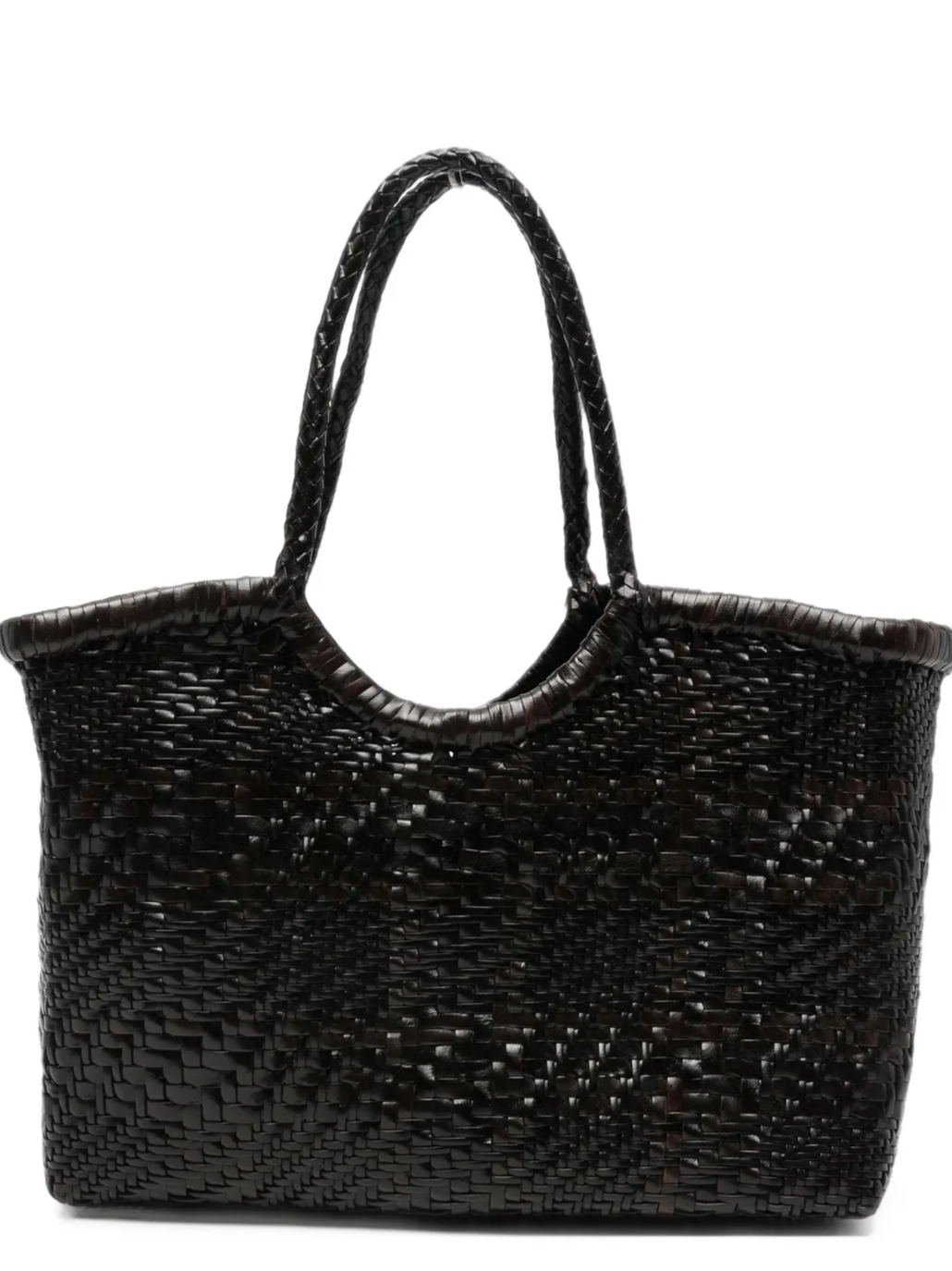 Dragon Diffusion Nantucket Optical Woven Leather Tote Bag