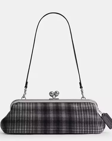 Kisslock Frame Bag 30 With Plaid