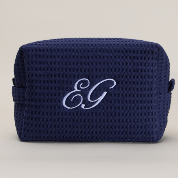ABBODE Classic Monogram Waffle Pouch