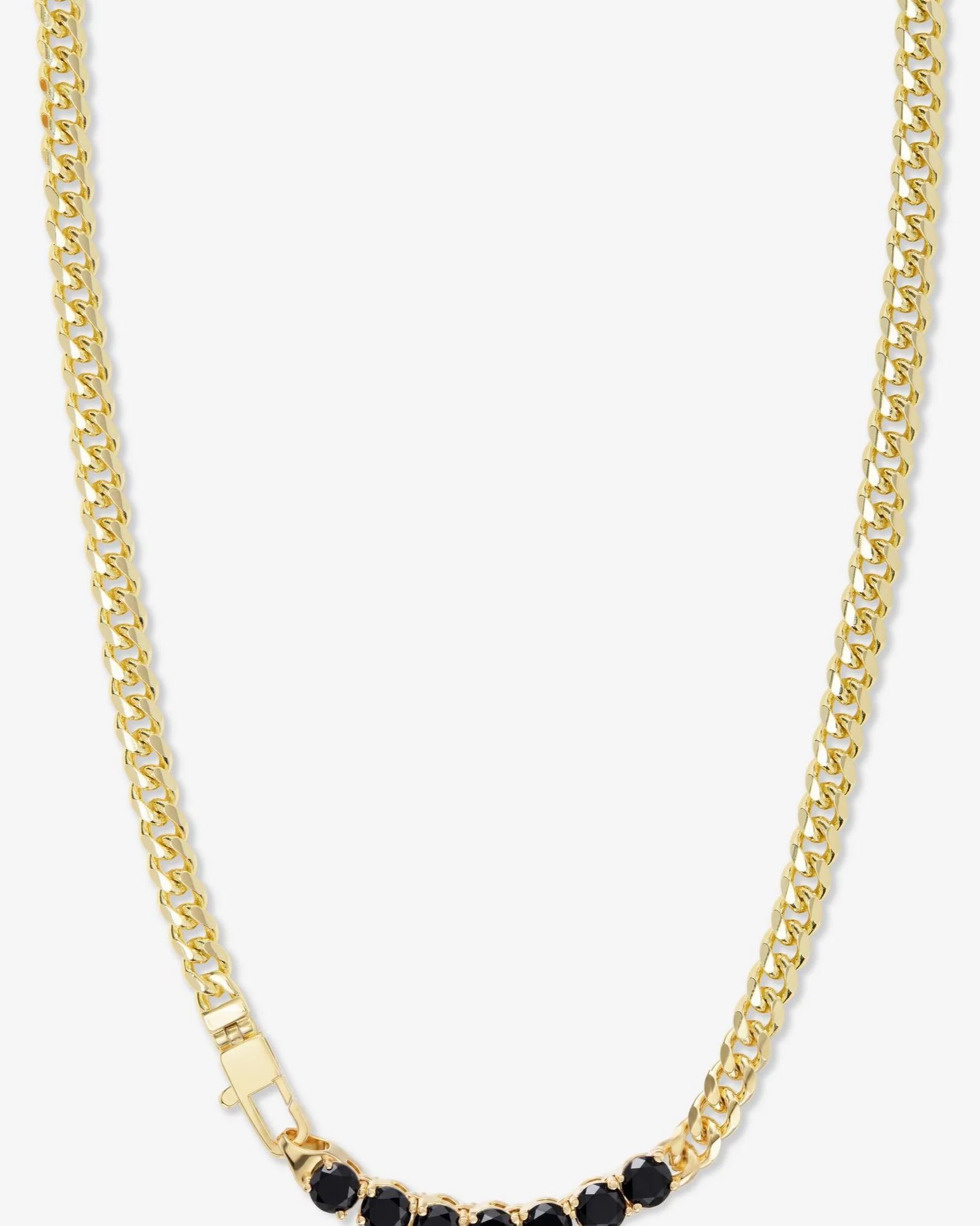 Julian Loves Diamonds Necklace 5mm - Gold|Black Diamondettes