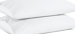 Luxe Sateen Pillowcase Set Silky Soft - Standard, White