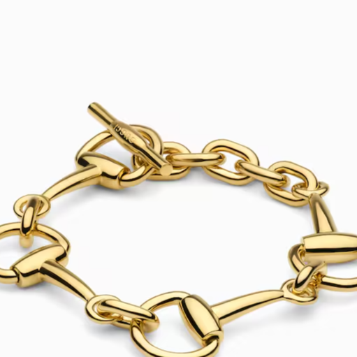 Horsebit chain bracelet