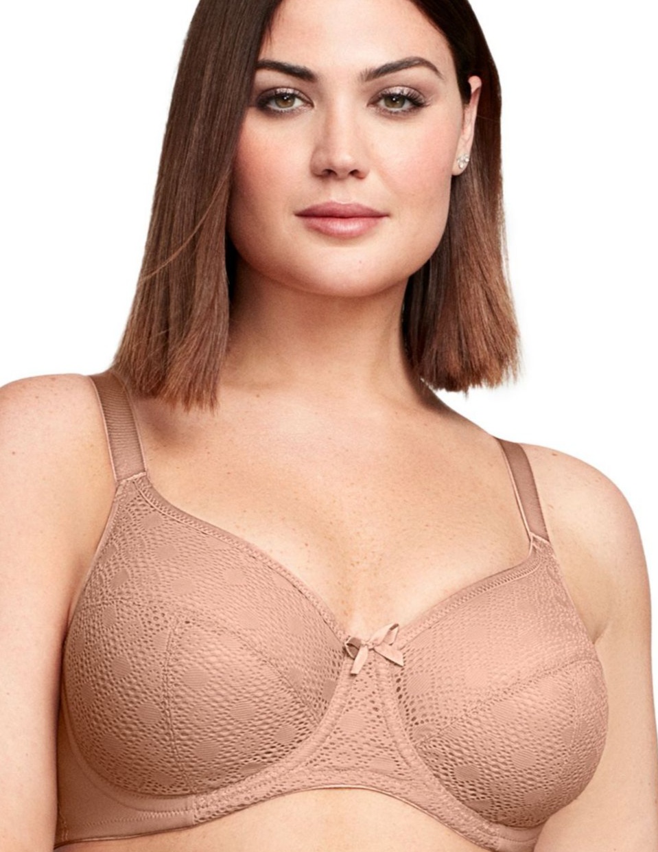 Full Figure Plus Size Lace Comfort WonderWire Bra Underwire #9855