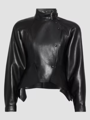 Structured Leather Jacket