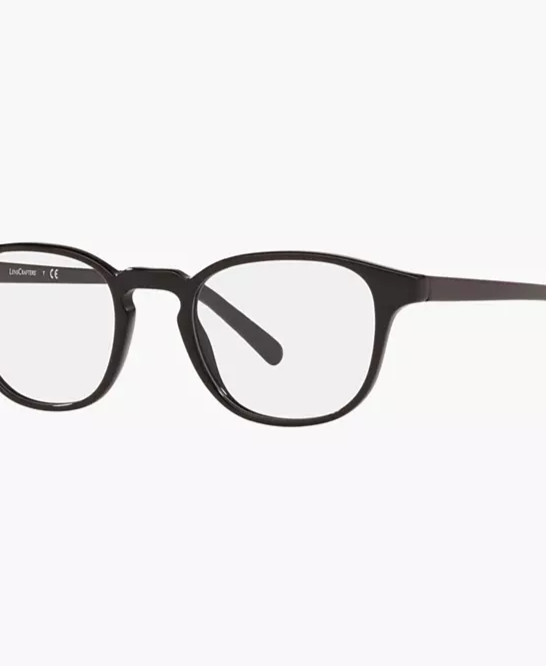 Man Panthos Plastic EC2004 Eyeglasses — Black